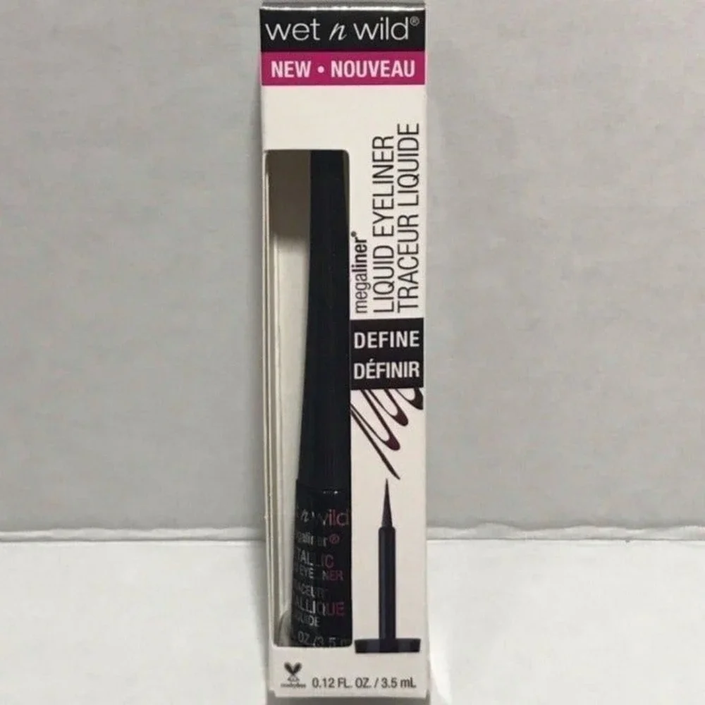 Wet N Wild Megaliner Liquid Eyeliner Black Noir 871A